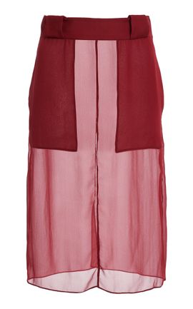 Ferragamo Ferragamo Silk Midi Skirt