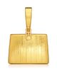 Ferragamo Ferragamo Small Metallic Leather Clutch - 1