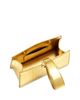 Ferragamo Ferragamo Small Metallic Leather Clutch - 3