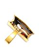 Ferragamo Ferragamo Small Metallic Leather Clutch - 6