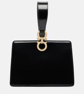 Ferragamo Ferragamo Small patent leather clutch