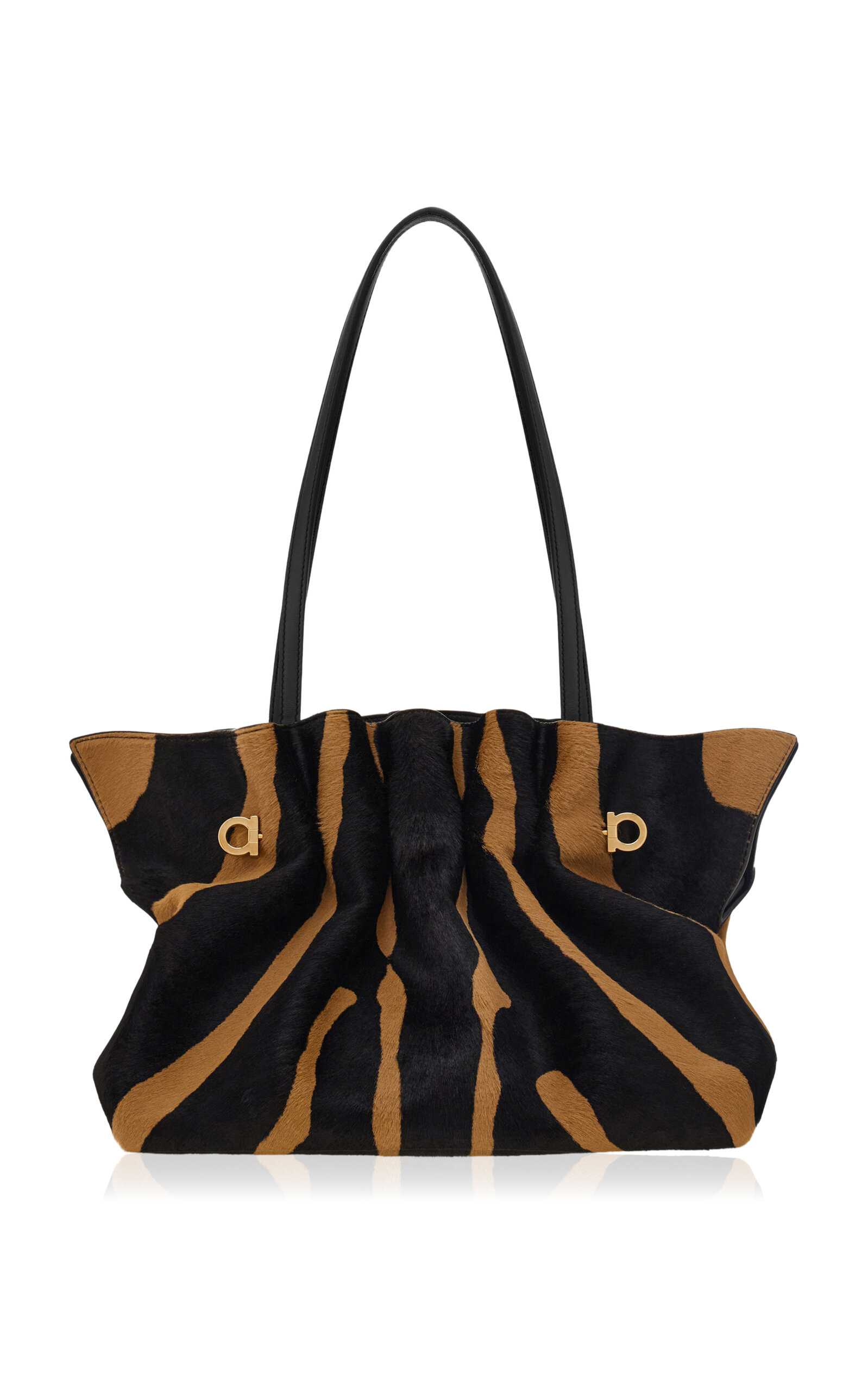 Ferragamo Ferragamo Soft Medium Calf Hair Bag