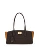 Ferragamo Ferragamo Studio Soft East West Leather & Suede Top Handle Bag - 1