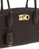 Ferragamo Ferragamo Studio Soft East West Leather & Suede Top Handle Bag - 6