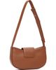Ferragamo Ferragamo Tan Double Gancini Mini Shoulder Bag - 3