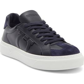 FERRAGAMO FERRAGAMO Thor Gancio Embossed Low Top Sneaker