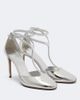 Ferragamo Ferragamo Tildea metallic leather slingback pumps - 1