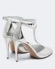 Ferragamo Ferragamo Tildea metallic leather slingback pumps - 3