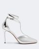 Ferragamo Ferragamo Tildea metallic leather slingback pumps - 5