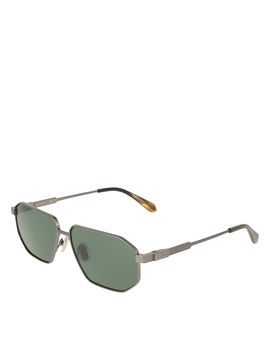 Ferragamo Ferragamo Titanium Rectangular Sunglasses, 59mm
