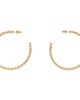 Ferragamo Ferragamo Twisted Chain Gancini Hoop Earrings - 1