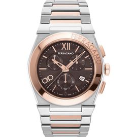 FERRAGAMO FERRAGAMO Vega Bracelet Chronograph Watch, 42mm