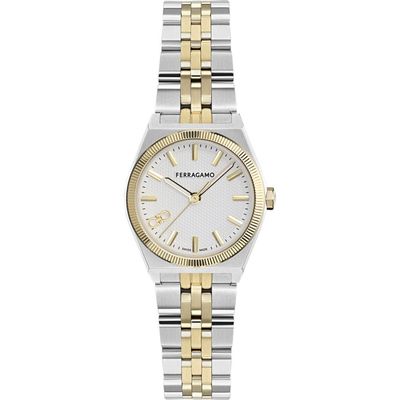 FERRAGAMO FERRAGAMO Vega New Two-Tone Bracelet Watch, 28mm