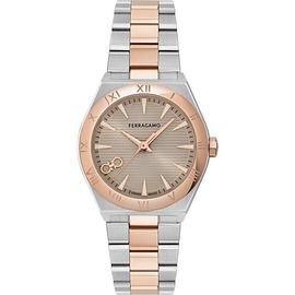 FERRAGAMO FERRAGAMO Vega Upper East Two-Tone Bracelet Watch, 28mm