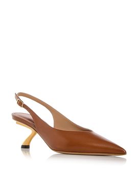Ferragamo Ferragamo Women's Cleya S Shape Heel Slingback Pumps