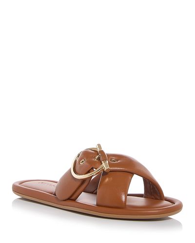 Ferragamo Ferragamo Women's Elyzia Gancini Slide Sandals