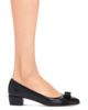 Ferragamo Ferragamo Women's Vara Soft Bow Detail Blue Block Heel Pumps - 2