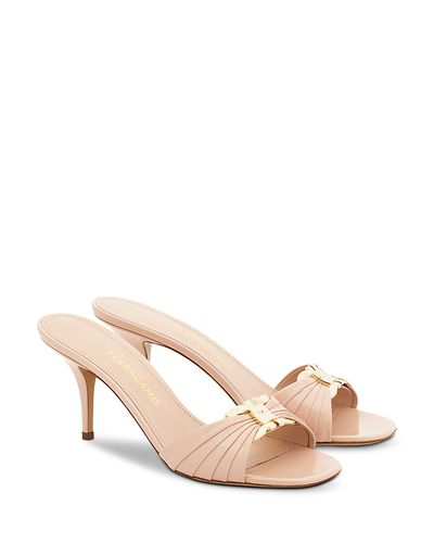 Ferragamo Ferragamo Women's Witty 70 Leather Mules