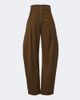 Ferragamo Ferragamo Wool and cashmere barrel-leg pants - 1