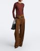 Ferragamo Ferragamo Wool and cashmere barrel-leg pants - 2