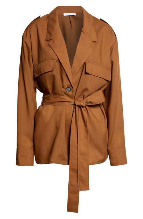 FERRAGAMO FERRAGAMO Wool Deconstructed Trench Blazer