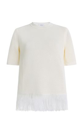 Ferragamo Ferragamo Wool Mesh Knit Sweater