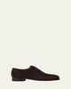 Ferragamo Men's Angiolo Tramezza Suede Oxfords - 1