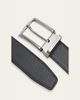 Ferragamo Men's Reversible Double Adjustable Hammered Leather Belt - 3