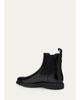 FERRAGAMO Men's Santo Leather Rubber-Sole Chelsea Boots - 2