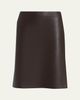 FERRAGAMO Nappa Leather Pencil Skirt - 1