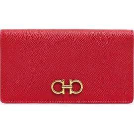 FERRAGAMO Salvatore Ferragamo Gancio Leather Continental Wallet