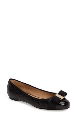 FERRAGAMO Salvatore Ferragamo Varina Q Quilted Flat