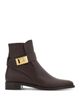 Ferragamo Salvatore Ferragamo Women's Hug Buckle Leather Ankle Boots - 4