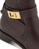 Ferragamo Salvatore Ferragamo Women's Hug Buckle Leather Ankle Boots - 6