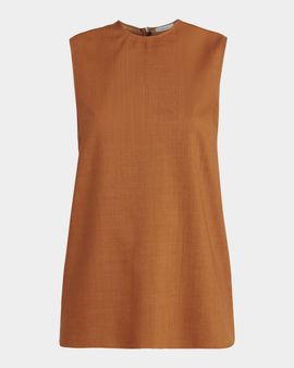 FERRAGAMO Sleeveless Wool Top