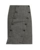 FERRAGAMO Women's Asymmetric Panel Wool Skirt - 1