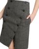 FERRAGAMO Women's Asymmetric Panel Wool Skirt - 7