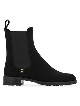 FERRAGAMO Women's Briuli Suede Chelsea Boots