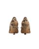 FERRAGAMO Women's Carla 70MM Snake-Embossed Leather Pumps - 4