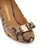 FERRAGAMO Women's Carla 70MM Snake-Embossed Leather Pumps - 6
