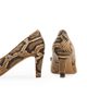 FERRAGAMO Women's Carla 70MM Snake-Embossed Leather Pumps - 7