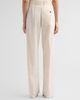FERRAGAMO Women's Cotton-Silk Canvas Trousers - 3