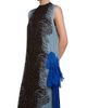 FERRAGAMO Women's Cuttlefish-Print Silk Knee-Length Sheath Dress - 6