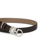 FERRAGAMO Women's Donna Knurled Gancini Reversible Leather Belt - 4