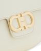 FERRAGAMO Women's Double Gancini Leather Crossbody Bag - 7