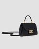 FERRAGAMO Women's Double Gancini Leather Top Handle Bag - 5