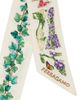 FERRAGAMO Women's Eden Floral Shoe Silk Scarf - 4