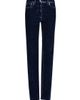 FERRAGAMO Women's Flocked High-Rise Straight-Leg Jeans - 1