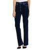 FERRAGAMO Women's Flocked High-Rise Straight-Leg Jeans - 3