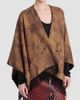 FERRAGAMO Women's Floral Cashmere-Blend Reversible Cape - 4